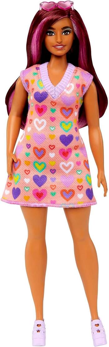 Barbie Fashionistas Vestito Cuori Afro  Barbie 2023 | Libraccio.it
