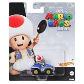 Mattel Hot Wheels Die-Cast Mario Kart Toad Kart Standard Kart