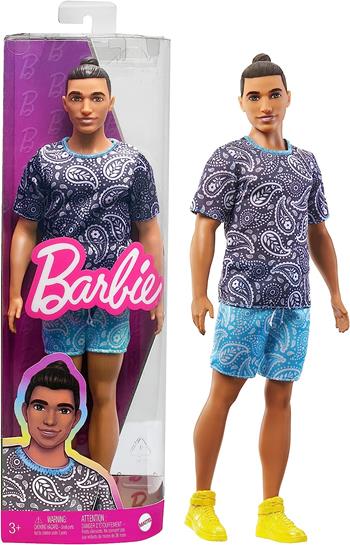 Barbie - Ken Fashionistas con capelli castani raccolti in uno chignon  Barbie 2023 | Libraccio.it