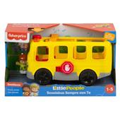 Little People Scuolabus Sempre con Te, veicolo giocattolo a spinta, con musica, per bambini 12+mesi