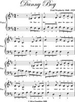   Danny Boy Easy Piano Sheet Music