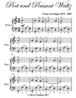   Poet and Peasant Waltz Easiest Piano Sheet Music