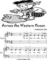   Across the Western Ocean Beginner Piano Sheet Music