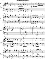   Royal March of the Lion Carnival of the Animals Easy Piano Sheet Music