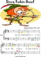   Robin Hood Beginner Piano with Colored Notes