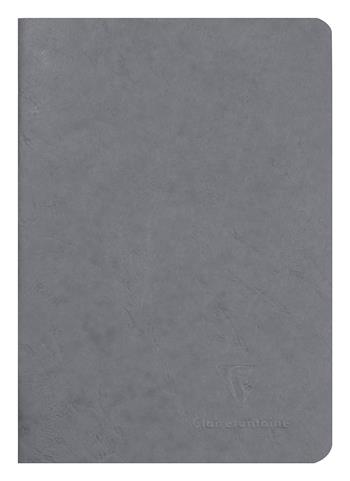 Age Bag Quaderno A5 a punto metallico 14,8x21cm, 96 pagine, a pagine bianche Grigio  Clairefontaine 2023 | Libraccio.it