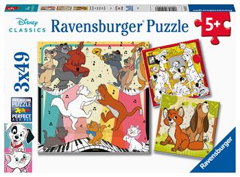 Ravensburger - Puzzle Disney Classics, Collezione 3x49, 3 Puzzle da 49 Pezzi, Et&#224; Raccomandata 5+ Anni  Ravensburger 2022 | Libraccio.it