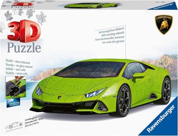 Ravensburger - 3D Puzzle Lamborghini Hurac&#225;n Evo Verde, 108 Pezzi, 8+ Anni  Ravensburger 2022 | Libraccio.it