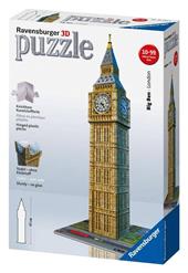 Ravensburger - 3D Puzzle Big Ben, Londra, 216 Pezzi, 8+ Anni