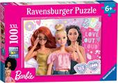 Ravensburger - Puzzle Barbie 100 Pezzi XXL, Et&#224; Raccomandata 6+ Anni