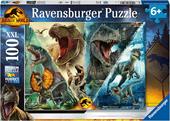 Ravensburger - Puzzle Jurassic World, 100 Pezzi XXL, Et&#224; Raccomandata 6+ Anni