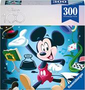 Ravensburger - Puzzle Disney Mickey Mouse, 300 Pezzi, 8+, Limited edition Disney 100