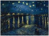 Ravensburger - Puzzle Van Gogh: Notte Stellata, Art Collection, 1000 Pezzi, Puzzle Adulti