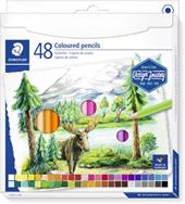 Astuccio con 48 matite colorate esagonali in colori assortiti, linea Design Journey