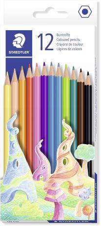 Astuccio con 12 matite, colori assortiti  Staedtler 2023 | Libraccio.it