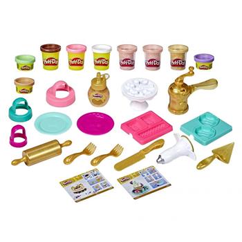 Play-Doh - Pasticcini Dorati, playset con 9 vasetti di pasta da modellare incluso il color oro  Hasbro 2022 | Libraccio.it