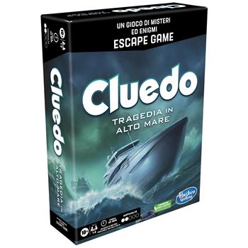 Cluedo Escape - Tragedia in alto mare, un gioco di misteri ed enigmi in versione Escape Game  Hasbro 2023 | Libraccio.it