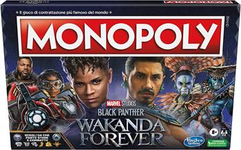 Monopoly Marvel Black Panther: Wakanda Forever - gioco da tavolo per famiglie, dagli 8 anni in su, da 2 a 6 giocatori  Hasbro 2022 | Libraccio.it