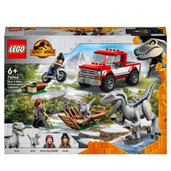 LEGO Jurassic World 76946 La Cattura dei Velociraptor Blue e Beta, Giochi per Bambini di 6+ Anni con Dinosauri Giocattolo  LEGO 2021 | Libraccio.it
