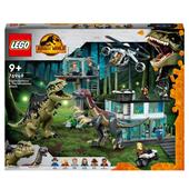 LEGO Jurassic World 76949 l&#146;Attacco del Giganotosauro e del Terizinosauro, Giochi per Bambini dai 9 Anni con Dinosauri