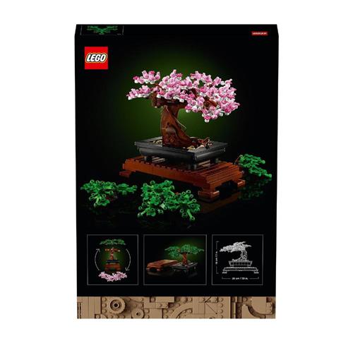 LEGO Icons 10281 Albero Bonsai, Piante Artificiali, Costruzione in  Mattoncini, Decorazioni Casa, Hobby Creativi per Adulti LEGO 2021
