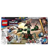 LEGO Marvel 76207 Attacco a Nuova Asgard, Giochi per Bambini dai 7 Anni, Set con Thor e il Martello Stormbreaker da Costruire