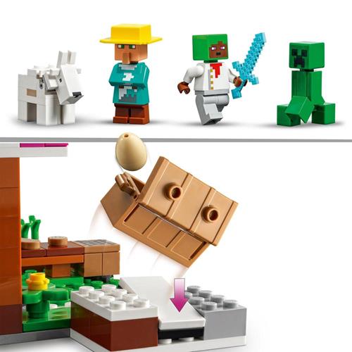 Lego minecraft 21241 il cottage dell'ape, modellino da costruire fattoria  con animali giocattolo, idee regalo di compleanno - Toys Center