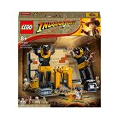 LEGO Indiana Jones 77013 Fuga dalla Tomba Perduta Gioco con Tempio e Minifigure della Mummia da I Predatori dell'Arca Perduta