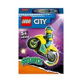 LEGO City Stuntz 60358 Cyber Stunt Bike, Moto Giocattolo Carica e Vai per Salti e Acrobazie, Giochi per Bambini dai 5 Anni