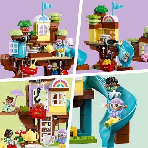 LEGO DUPLO 10993 Casa sull'Albero 3 in 1, Giochi per Bambini 3+ Anni,  Attività Didattiche con 4 Personaggi LEGO 2022