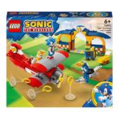 LEGO Sonic the Hedgehog 76991 Laboratorio di Tails e Aereo Tornado con Aereo Giocattolo e 4 Personaggi Giochi per Bambini 6+
