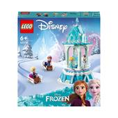 LEGO Disney Frozen 43218 La Giostra Magica di Anna ed Elsa di Frozen con Micro Bambolina