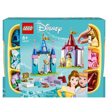 LEGO Disney Princess 43219 Castelli Creativi, Set con Castello Giocattolo, Belle e Cenerentola, Giochi da Viaggio per Bambini  LEGO 2022 | Libraccio.it
