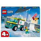 LEGO City Great Vehicles (60403). Ambulanza di emergenza e snowboarder