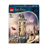 LEGO Harry Potter 76430 Guferia del Castello di Hogwarts, Gioco per Bambini di 8+ Anni con 3 Minifigure e 5 Gufi Giocattolo