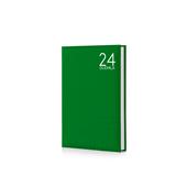 Agenda InTempo Text 2024, 12 mesi giornaliera Balacron Verde - 15x21 cm