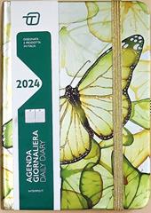 Agenda InTempo Paper Art Tulipani 2024, 12 mesi, giornaliera, con elastico, Oriente - 12 x 17 cm