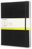 Taccuino Moleskine XL a pagine bianche copertina rigida nero. Black  Moleskine | Libraccio.it
