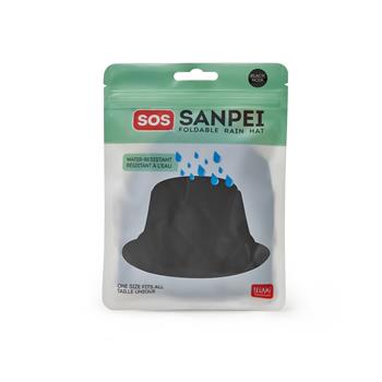 Cappello antipioggia pieghevole, Sos Sanpei Foldable Rain Hat - Black  Legami 2022 | Libraccio.it