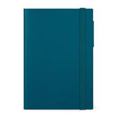 Agenda settimanale Legami 2024-2025, 18 mesi, Medium Weekly Diary con Notebook - Teal Blue - 12 x 18 cm