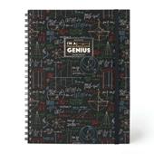 Large Spiral Notebook, Genius-