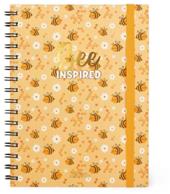 Large Spiral Notebook, Bee-