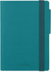 Agenda 2023-2024 Legami, 18 mesi, settimanale, small, con notebook, colors - MALACHITE GREEN