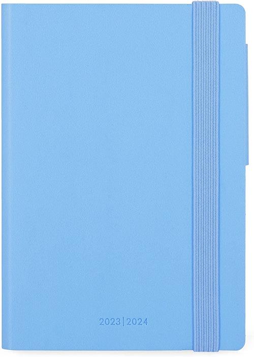Agenda 2023-2024 Legami, 18 mesi, settimanale, small, con notebook, colors  - CRYSTAL BLUE Legami 2023