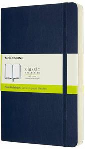 Taccuino Moleskine Expanded Large a pagine bianche copertina morbida. Blu