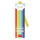 Segnalibro Legami con elastico Rainbow. Arcobaleno - Be a rainbow in someone else's cloud