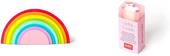 Legami RST0001, Blocco Note Adesivo, Rainbow Thoughts, Bloc Notes Adesivo a Forma di Arcobaleno, 12x6 cm