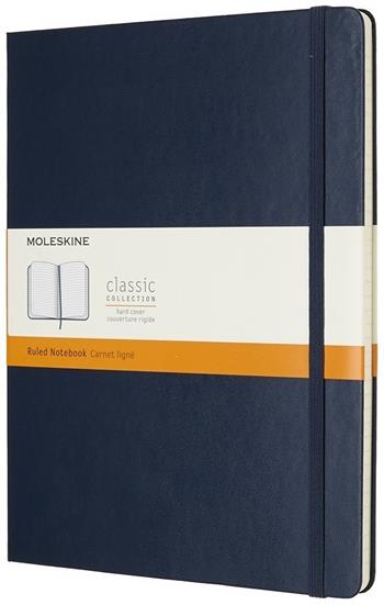 Taccuino Moleskine XL a righe copertina rigida blu. Sapphire Blue  Moleskine 2017 | Libraccio.it