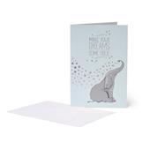 Biglietto auguri Felicit&#224; Elefante Legami, Happiness Greeting Cards Elephant - 11,50 x 17 cm
