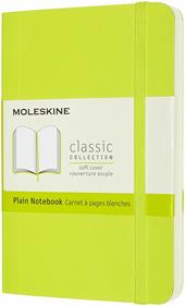 Taccuino Moleskine a pagine bianche Pocket copertina morbida Lemon. Verde